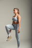 Bloomline Top - Silvery Blue