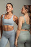 Bloomline Top - Silvery Blue