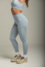 Bloomline leggings - Silvery Blue