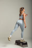 Bloomline leggings - Silvery Blue